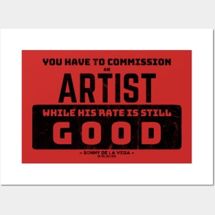 commission quote by sonny - in the heights Posters and Art